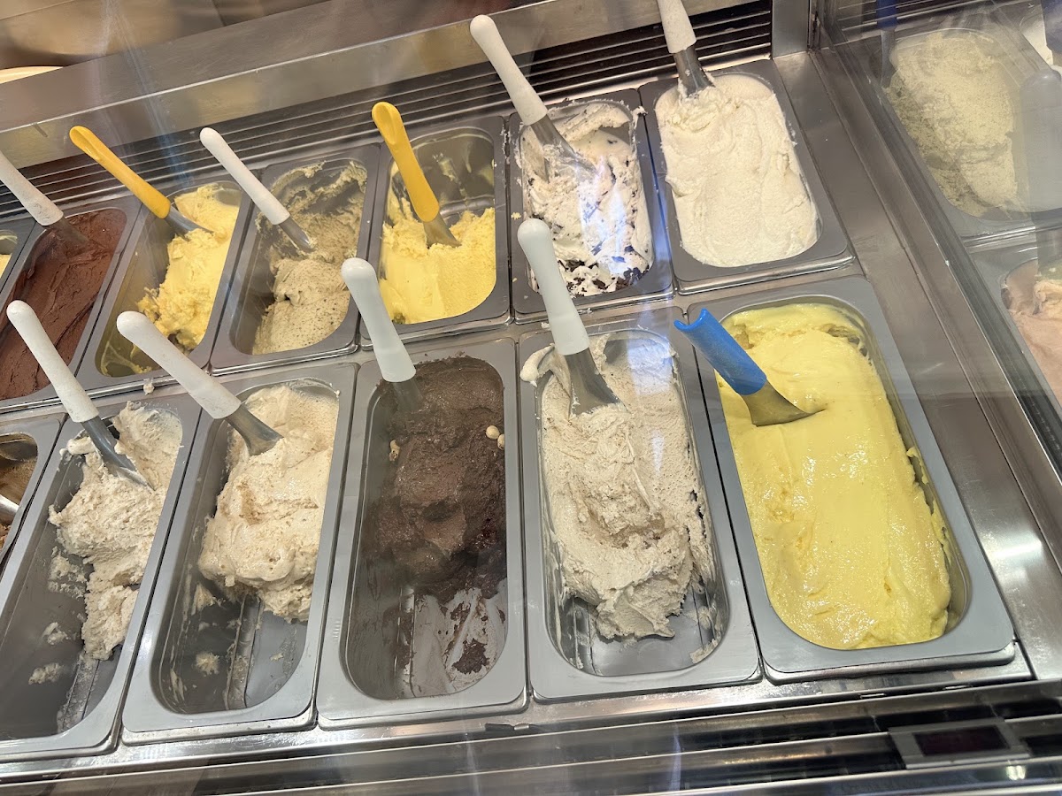 Il gelato servito.