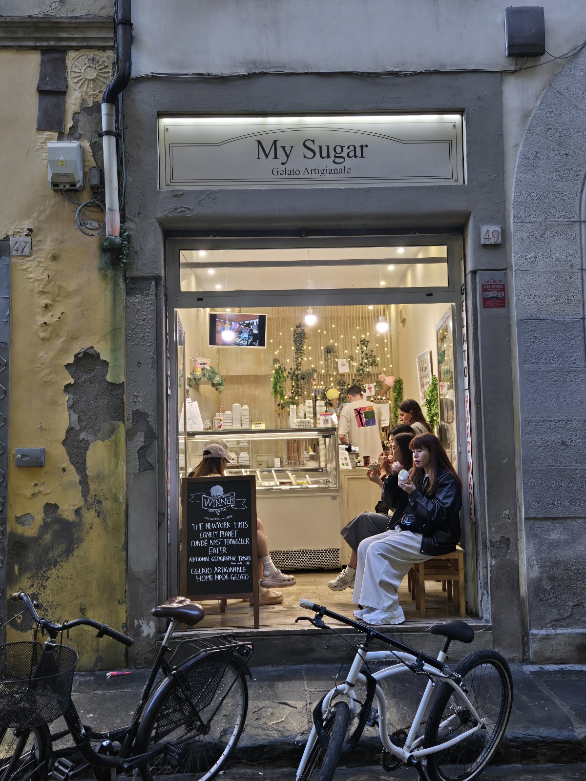 Il gelato della casa.