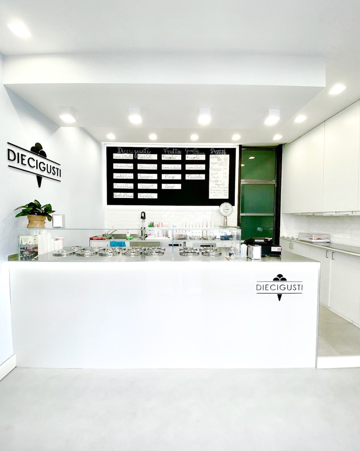 Il gelato servito.