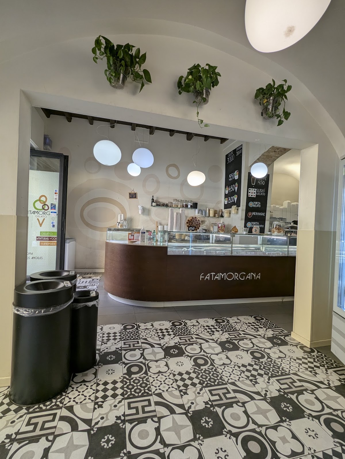 Il locale in servizio.