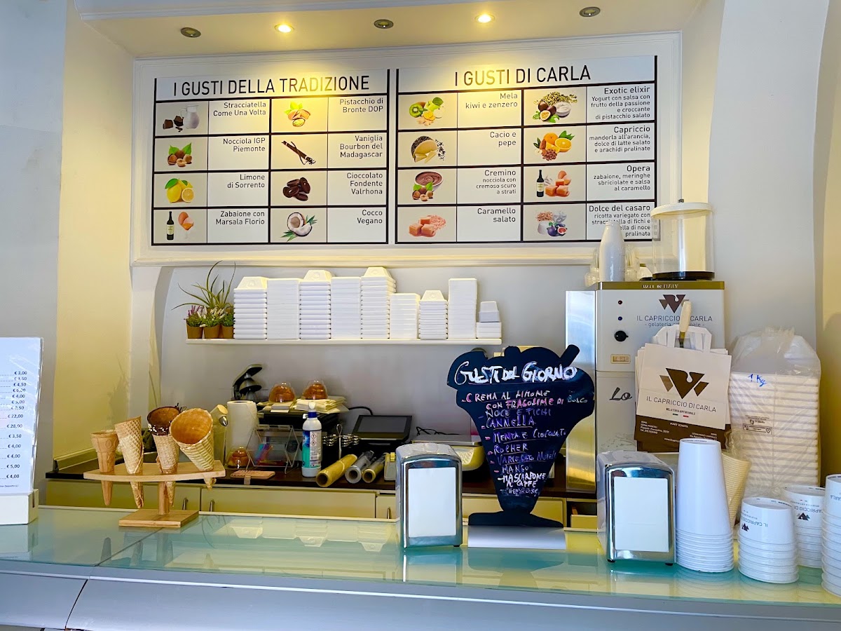Il gelato della casa.