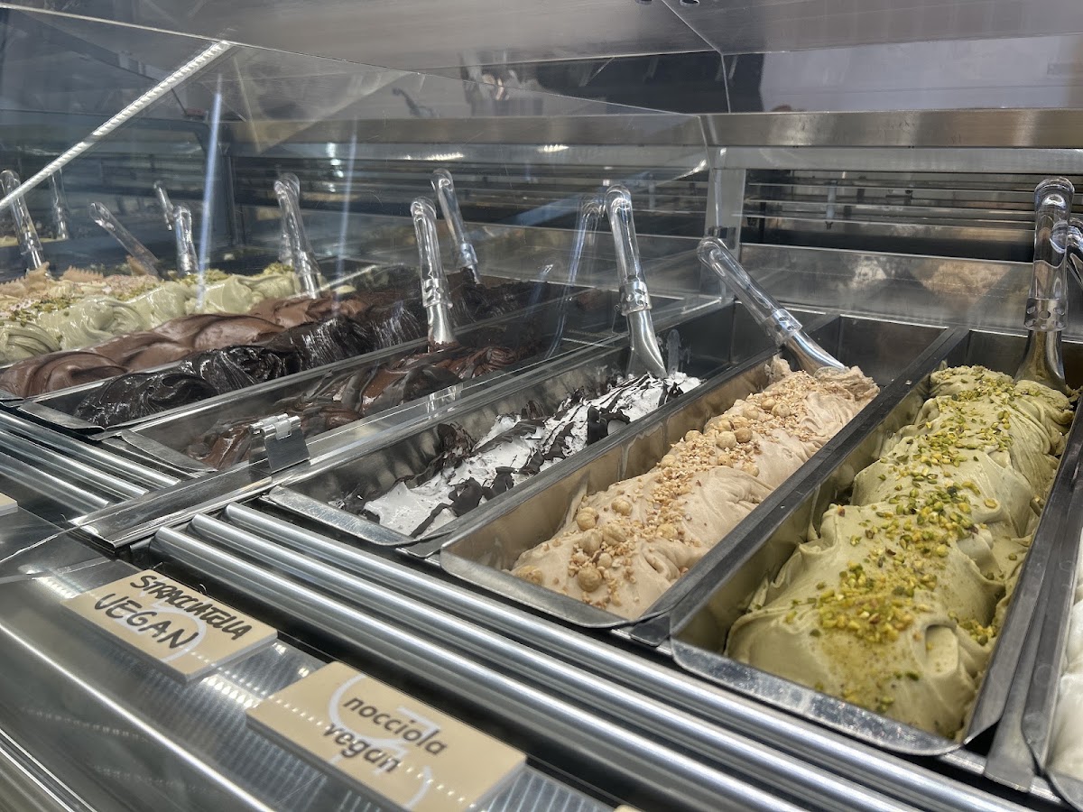 Il gelato servito.