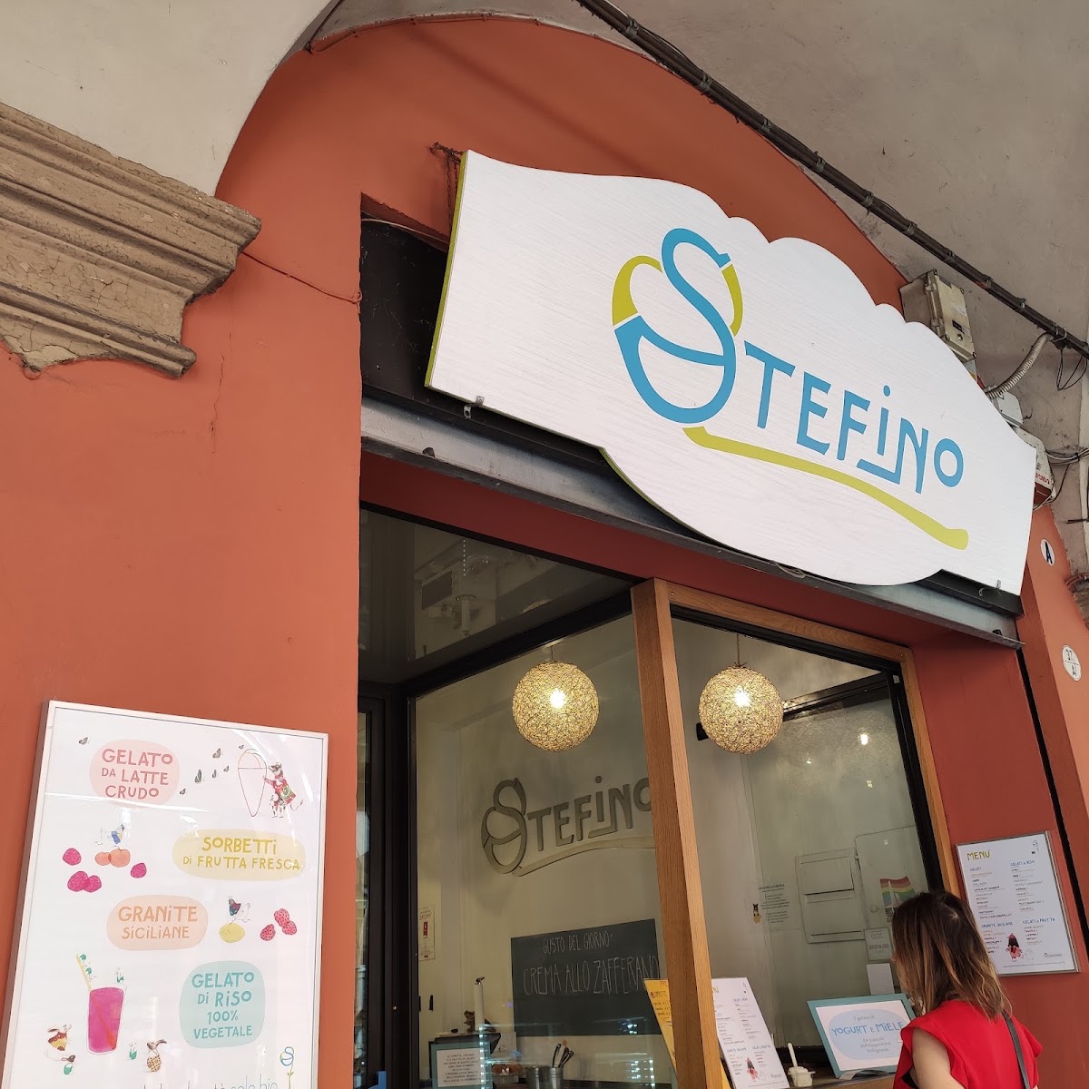 Un dettaglio del banco.