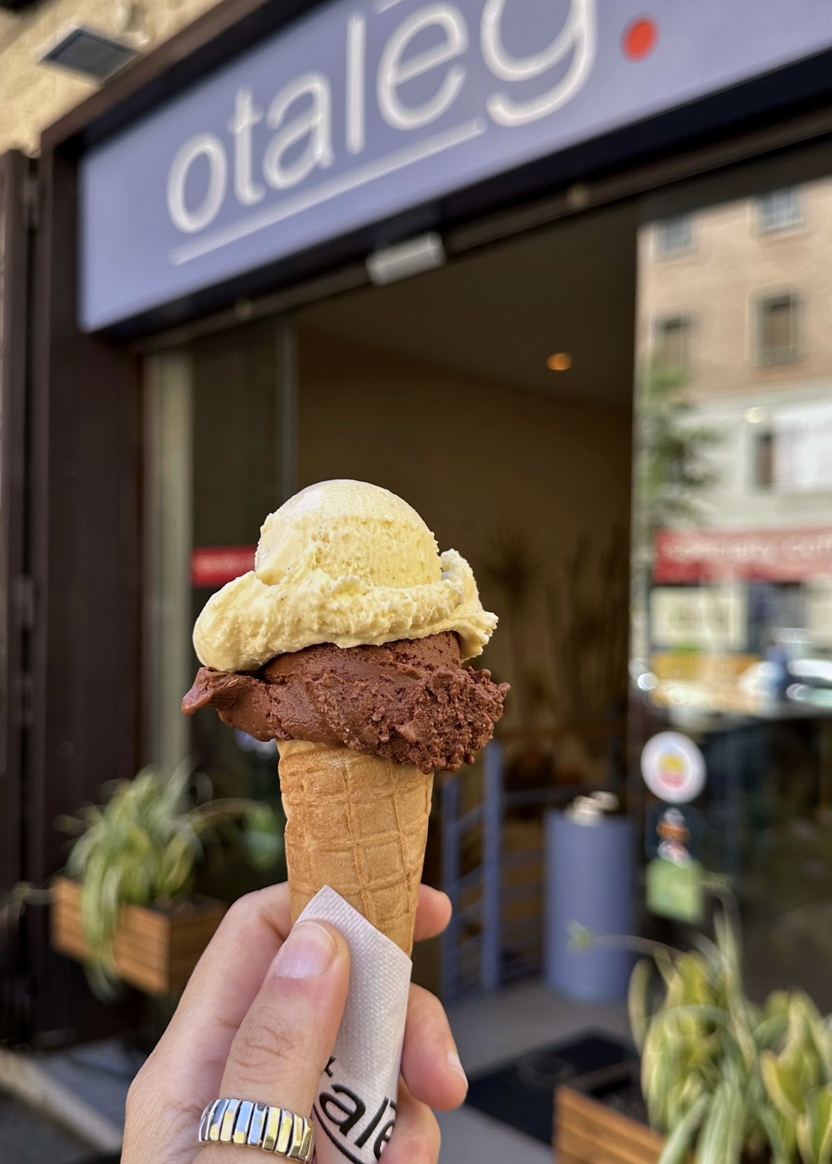 Il gelato della casa.