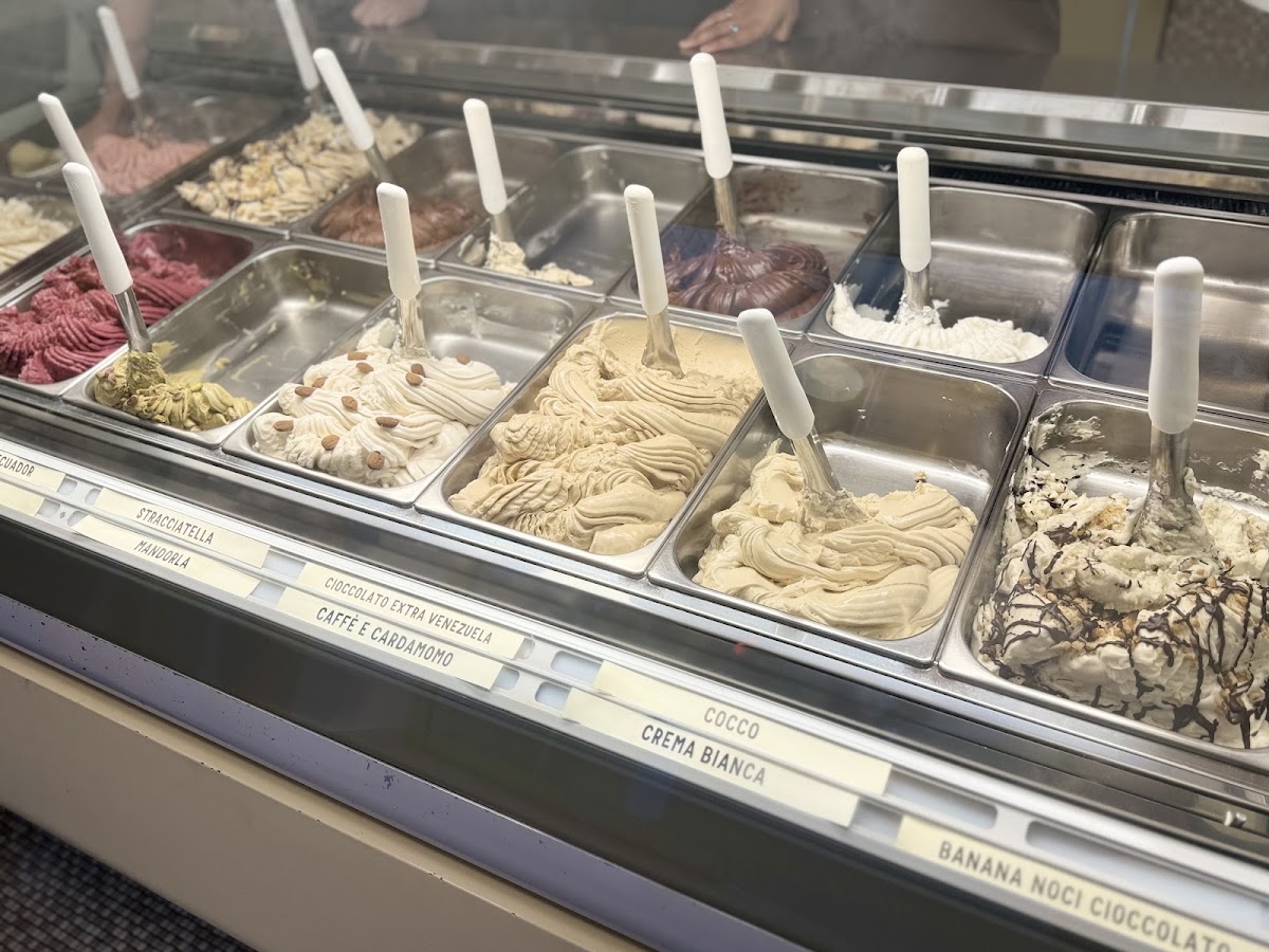 Il gelato servito.
