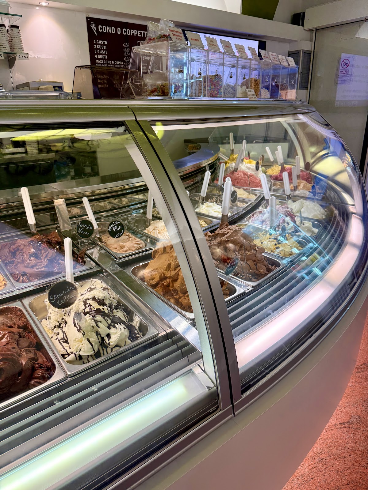 Il locale in servizio.