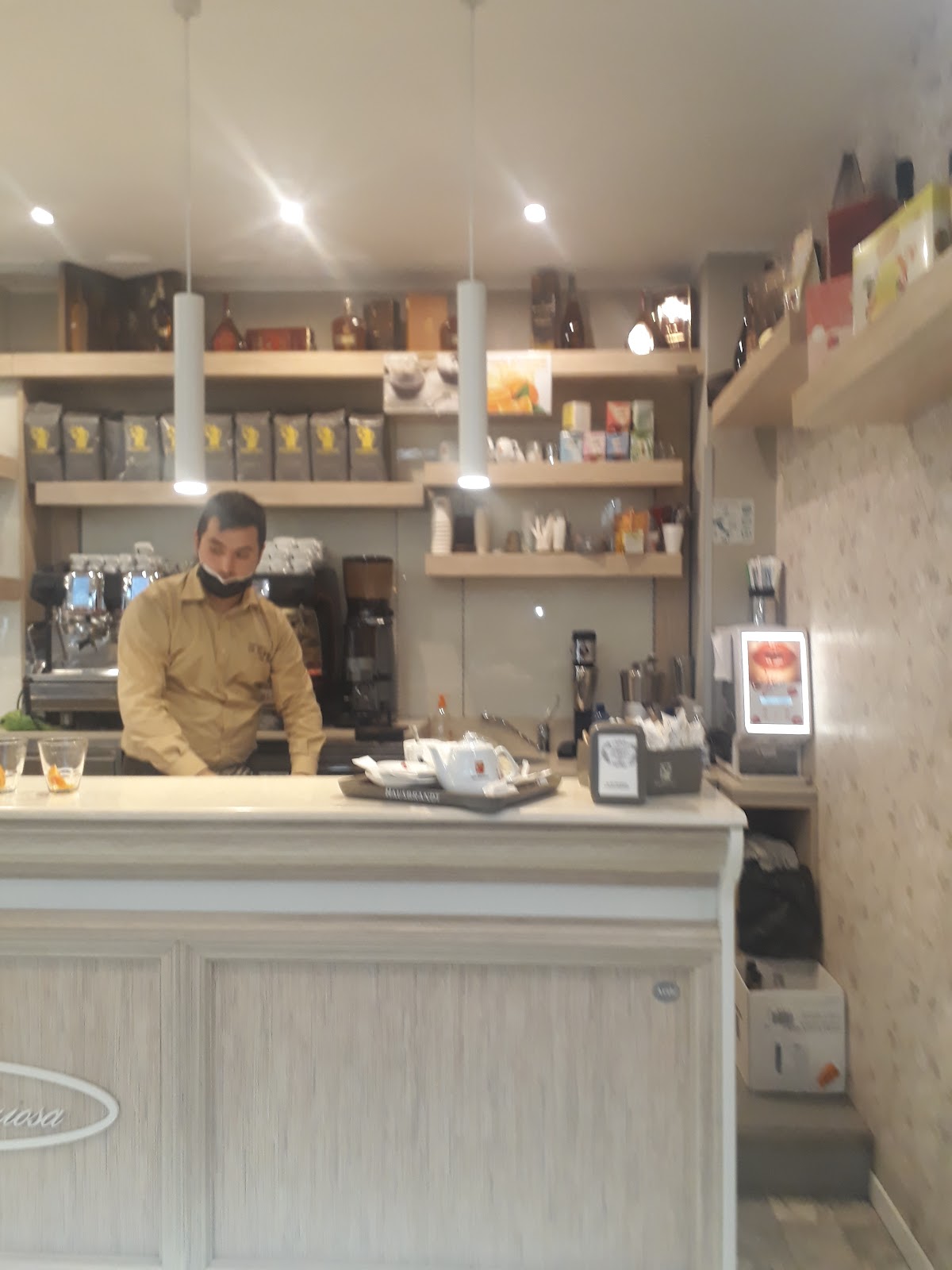 Il gelato servito.