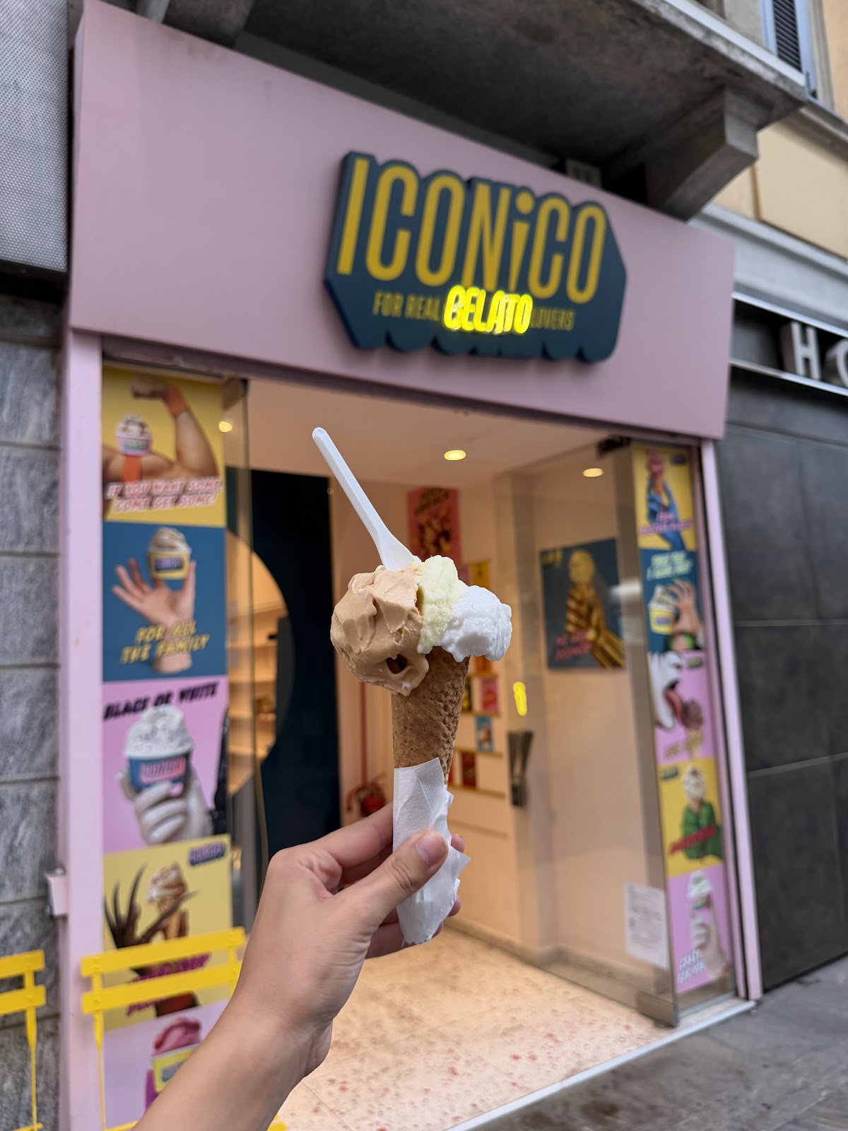 Il locale in servizio.