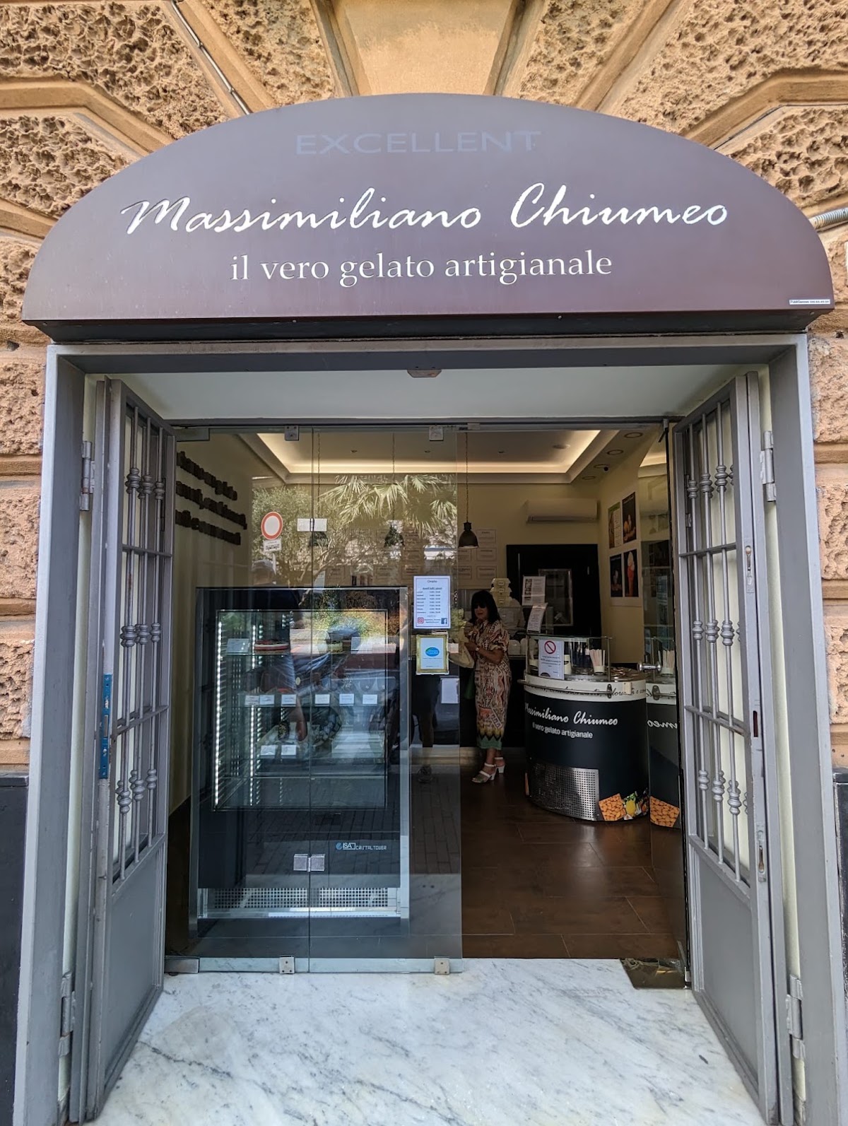 Il gelato servito.