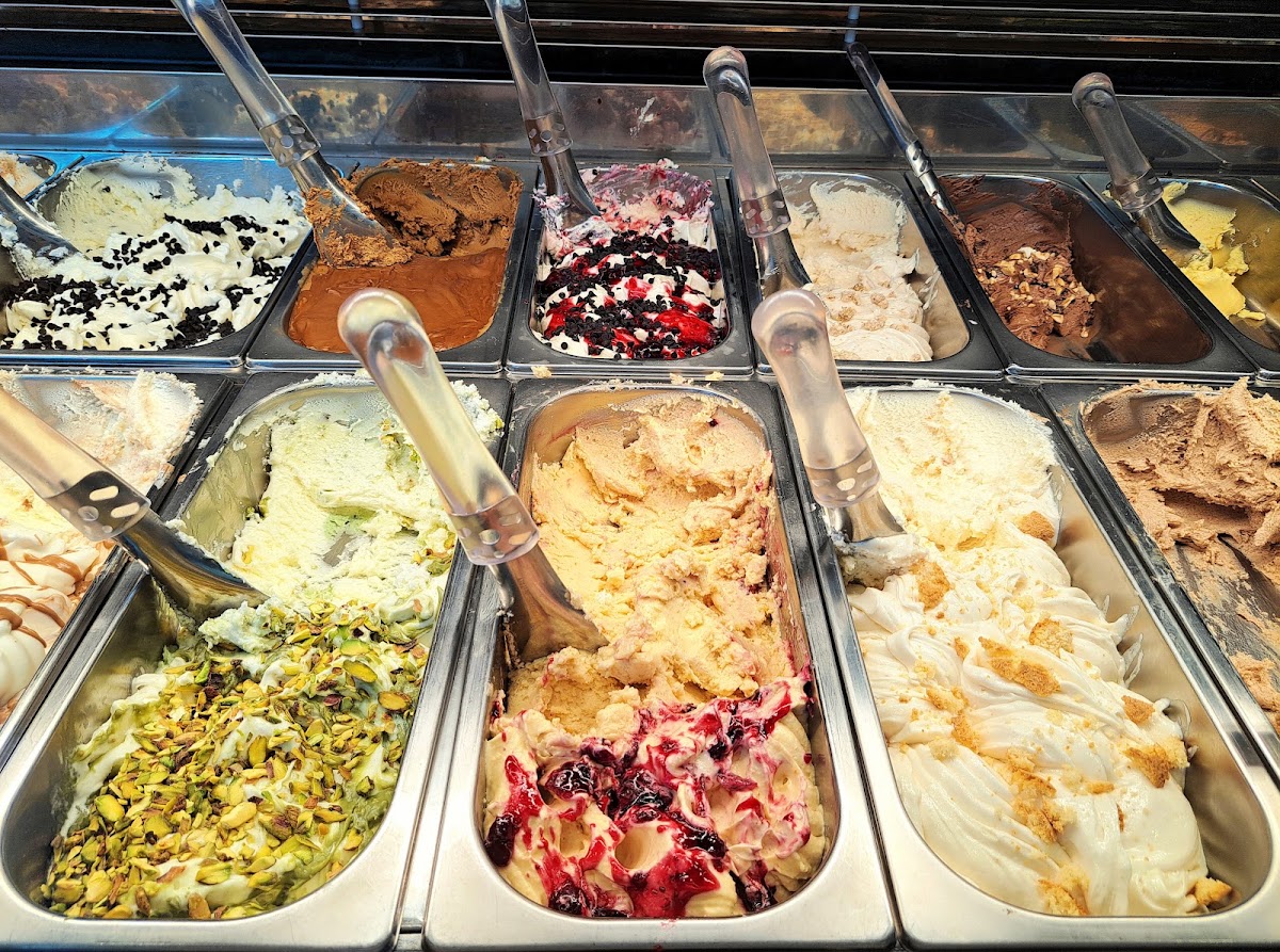 Il gelato servito.
