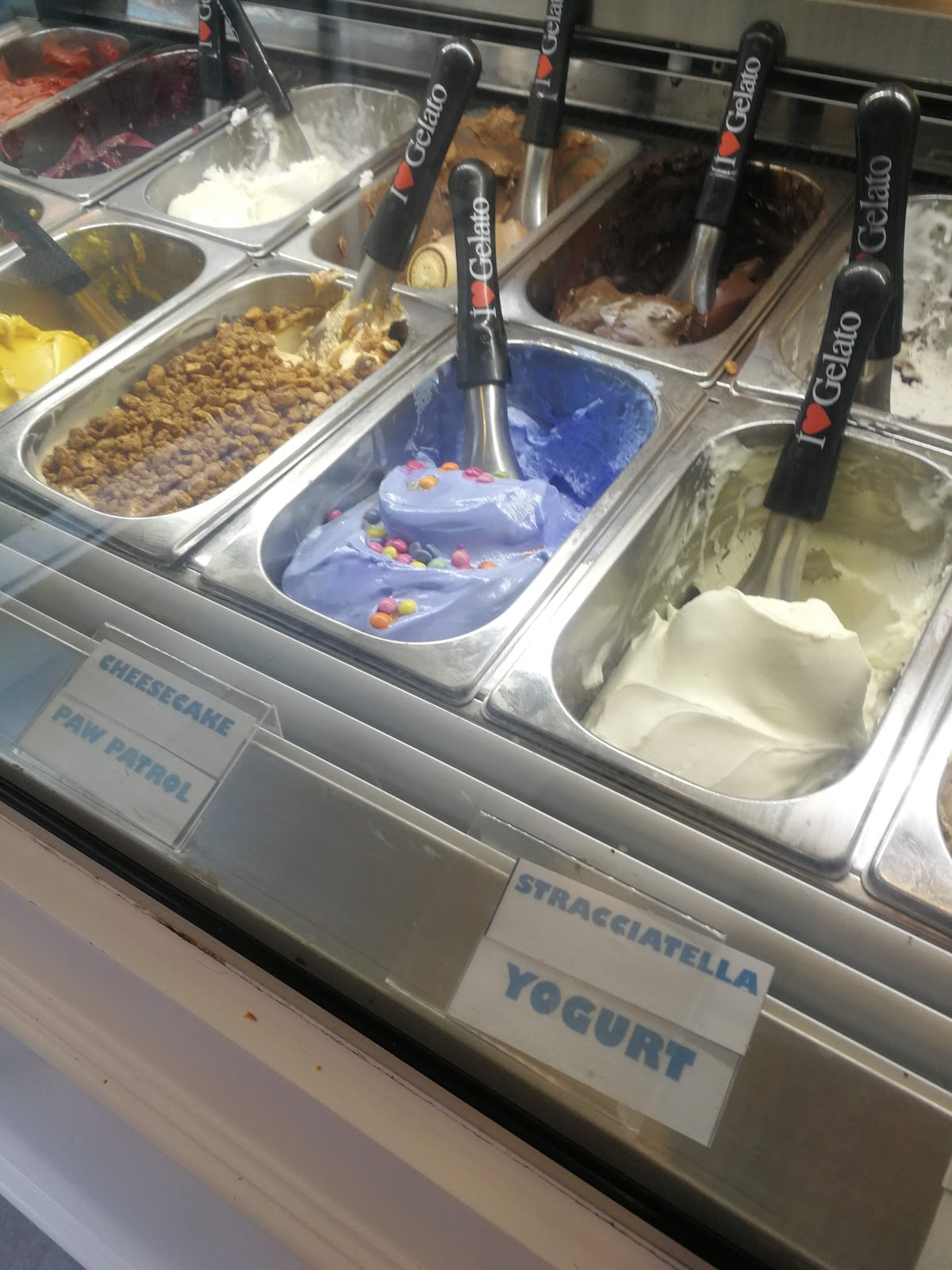 Il gelato servito.