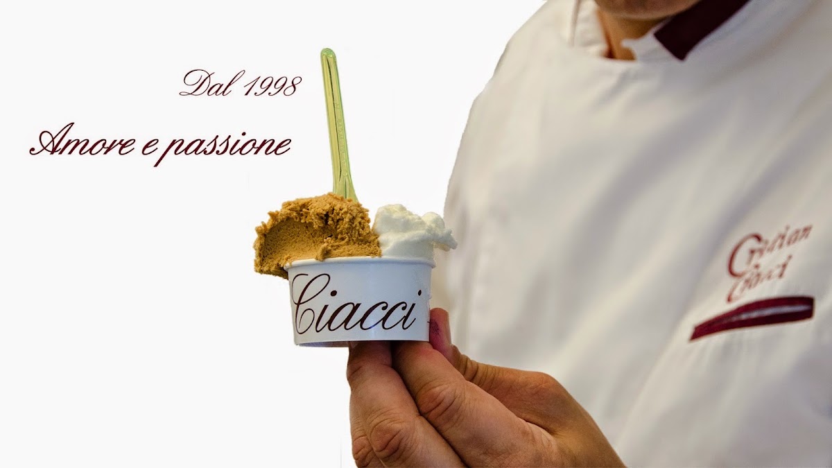 Il gelato servito.
