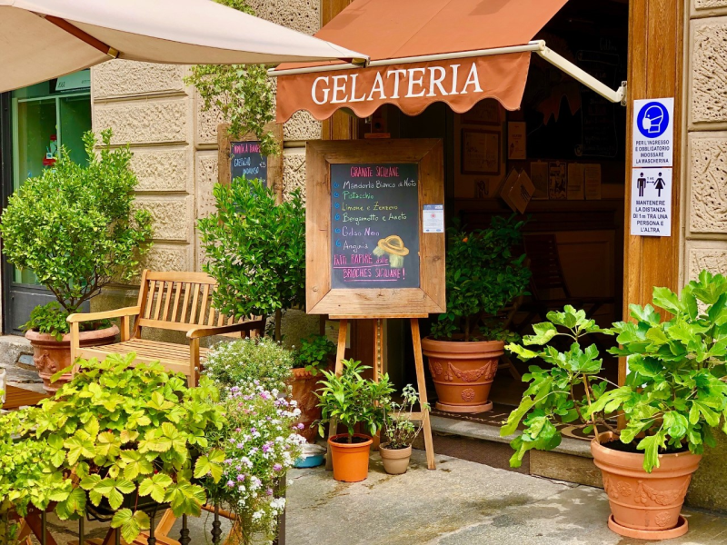 Il gelato della casa.