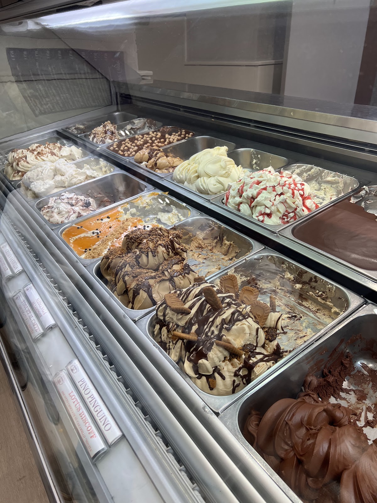 Il gelato servito.