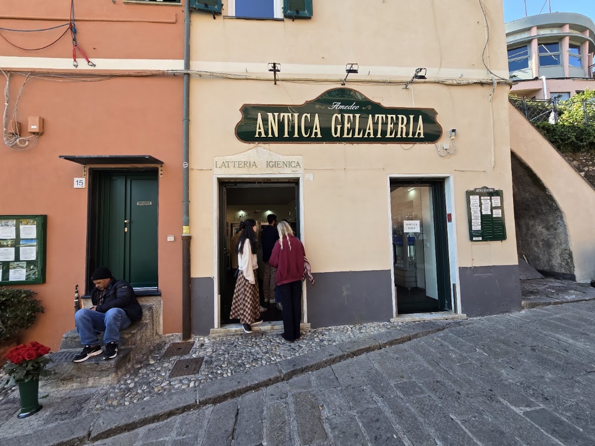 Il gelato servito.