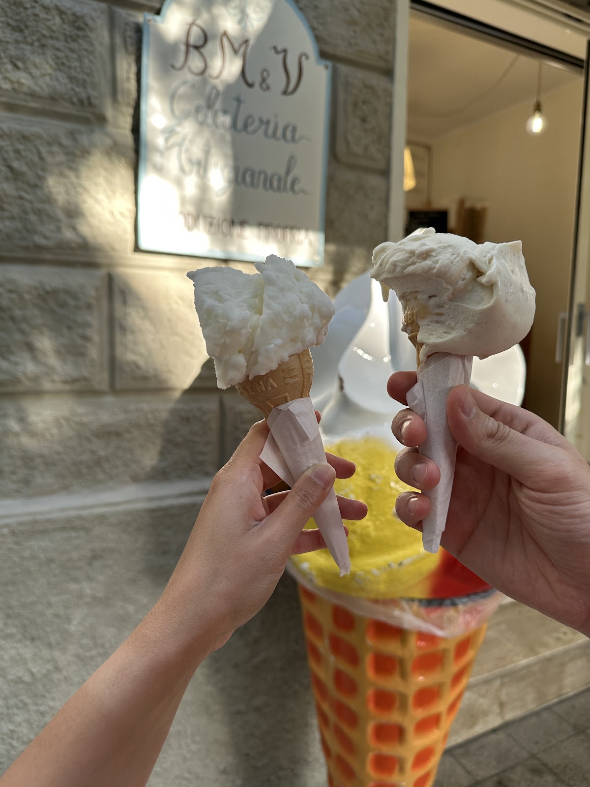 Il gelato della casa.