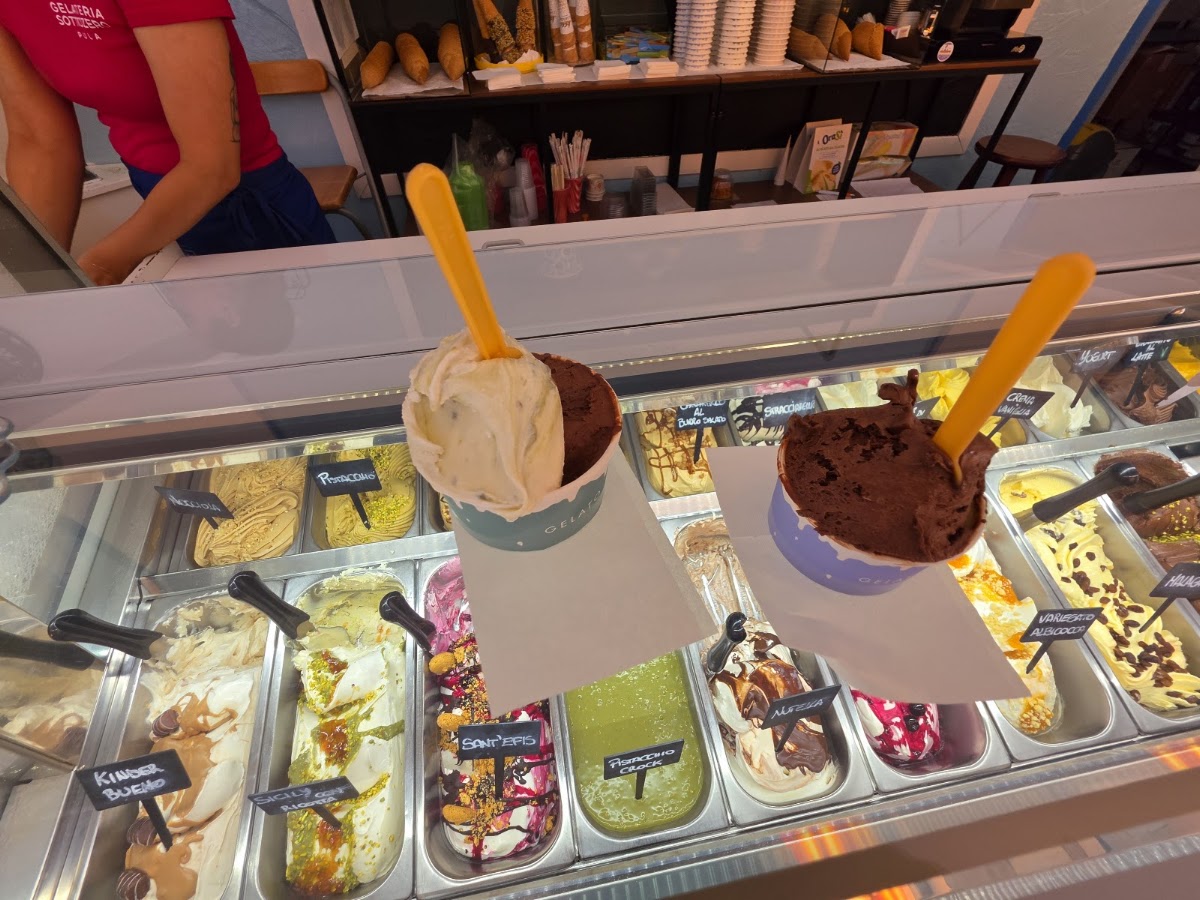 Il gelato della casa.