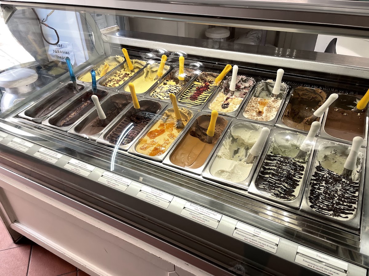 Il gelato servito.