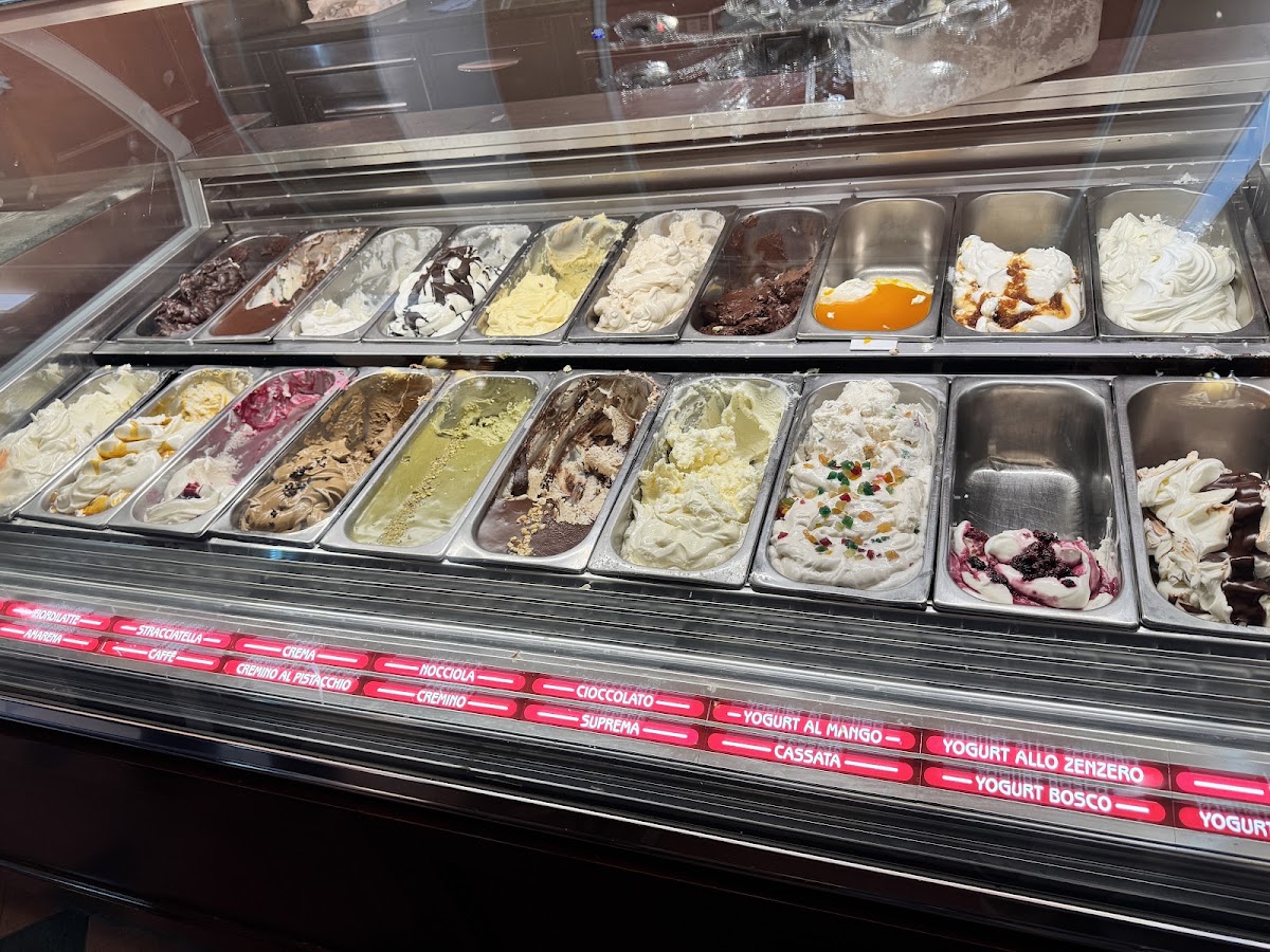 Il gelato servito.
