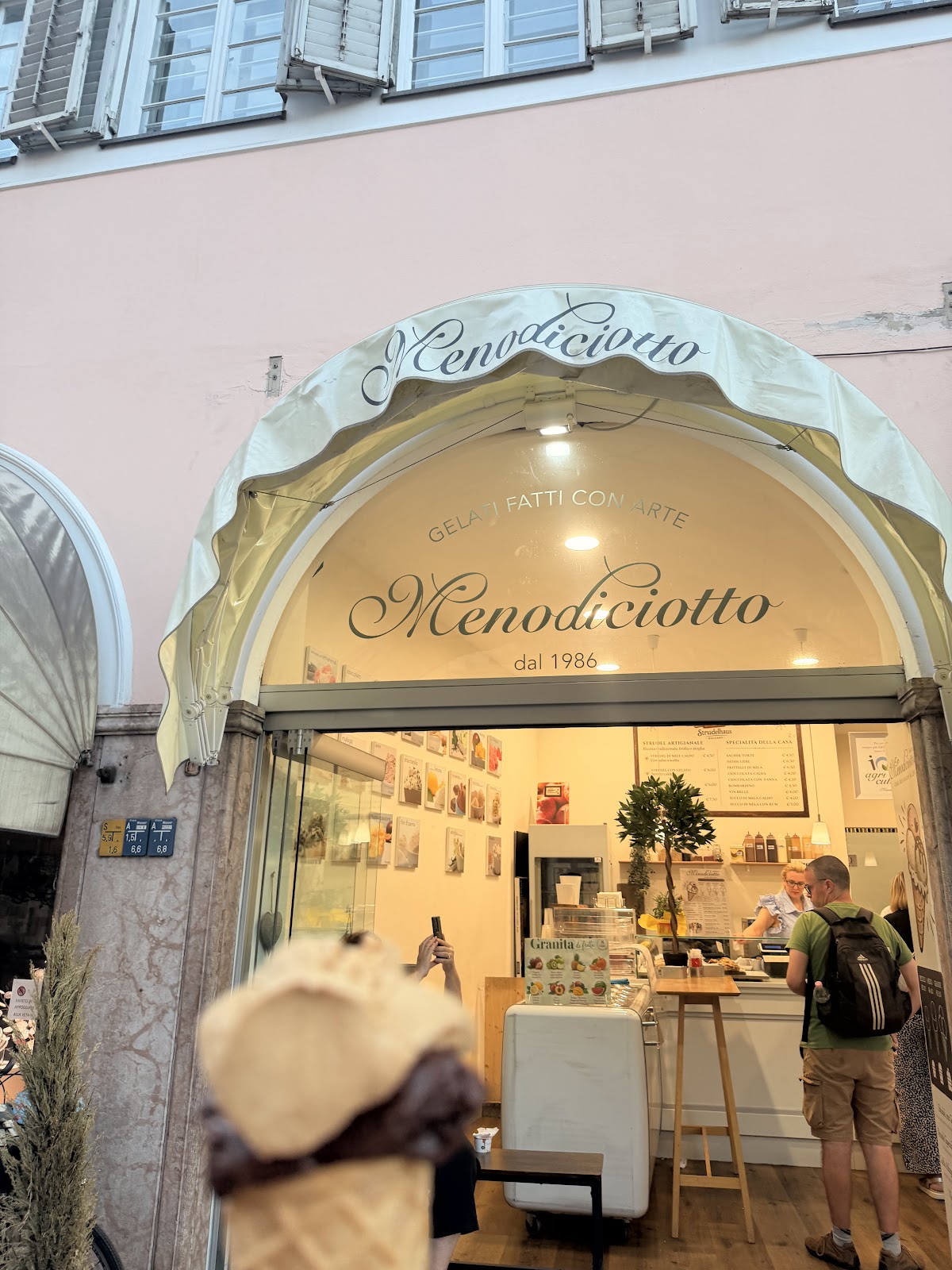 Il locale in servizio.