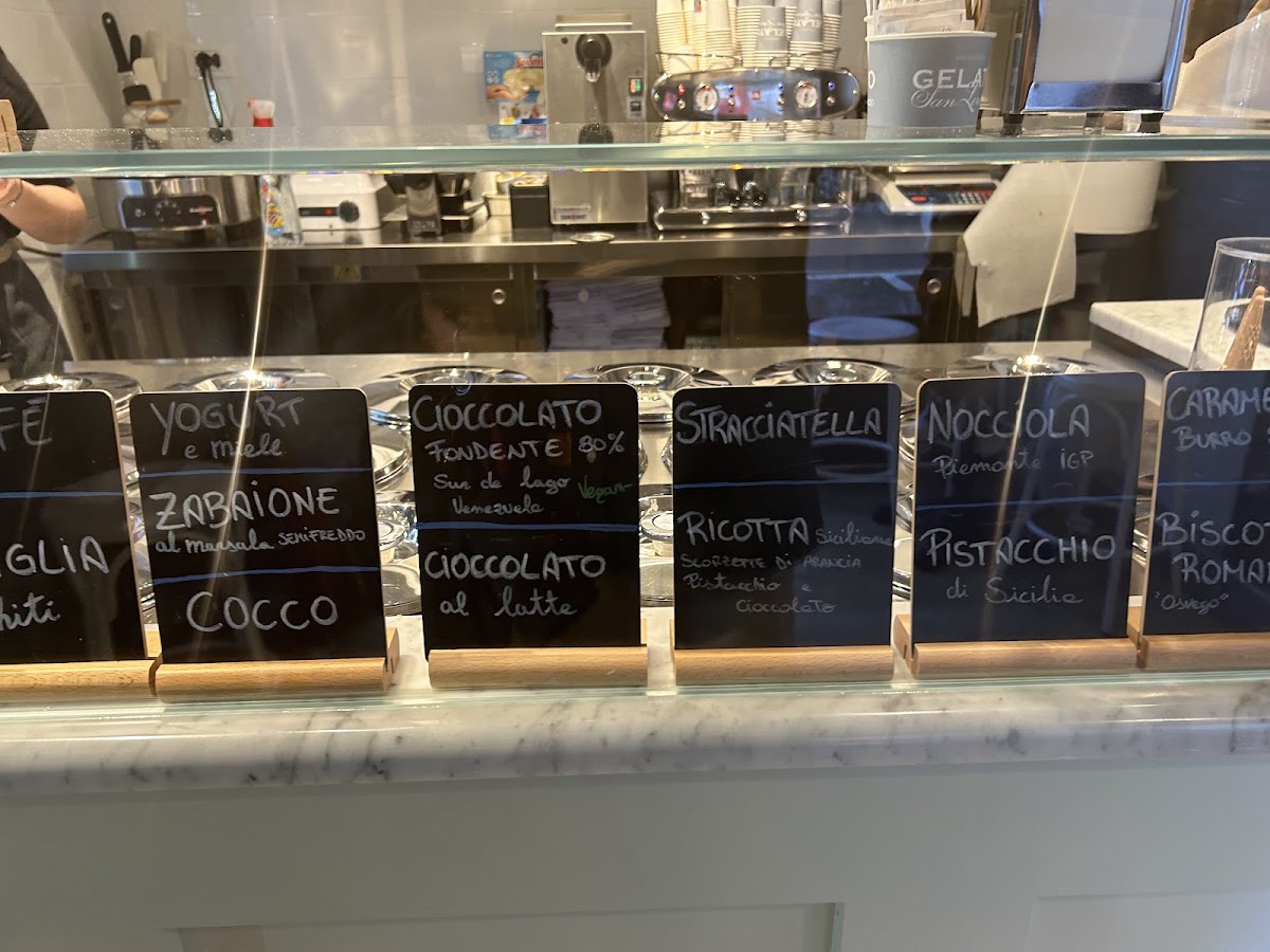 Il gelato della casa.