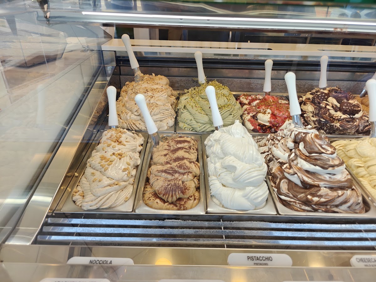 Il gelato servito.