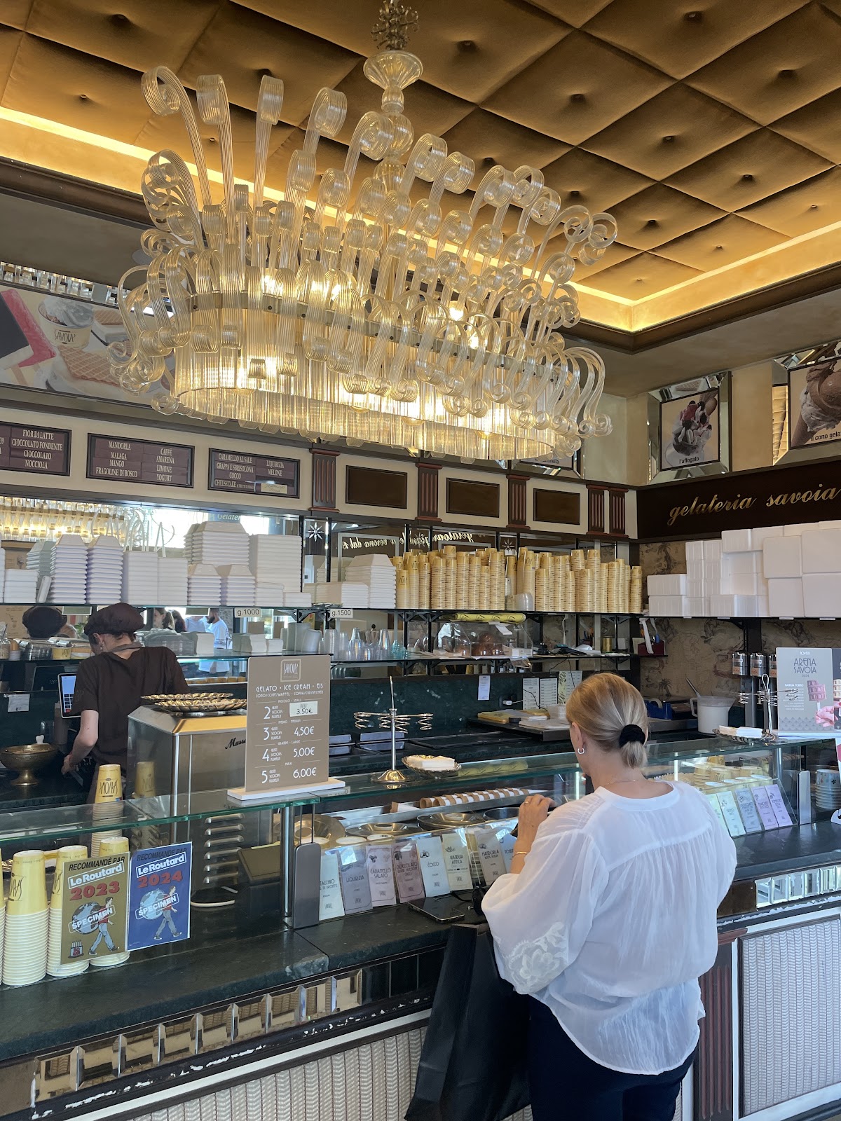 Il locale in servizio.
