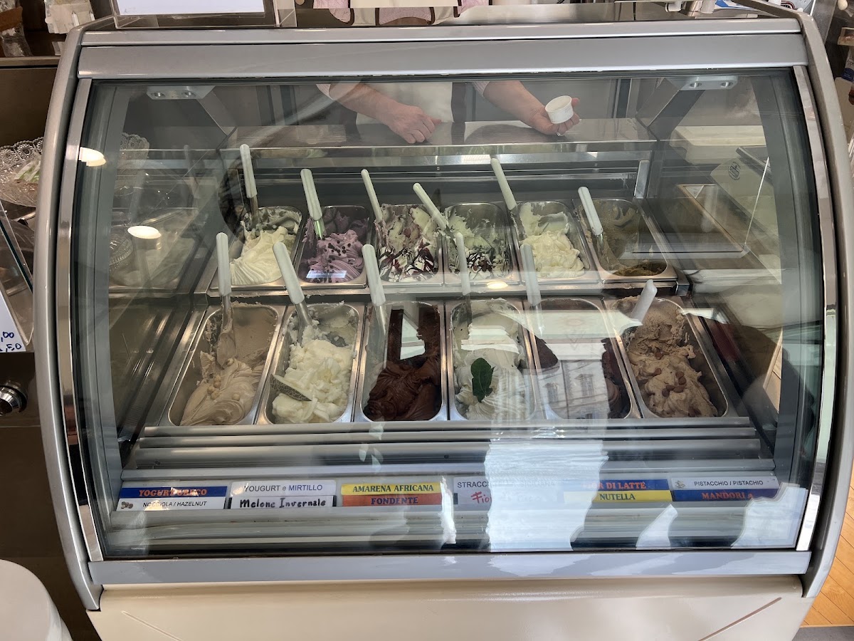 Il gelato servito.