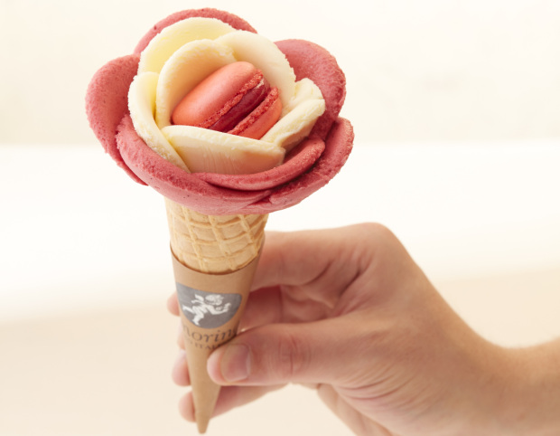 Il gelato servito.