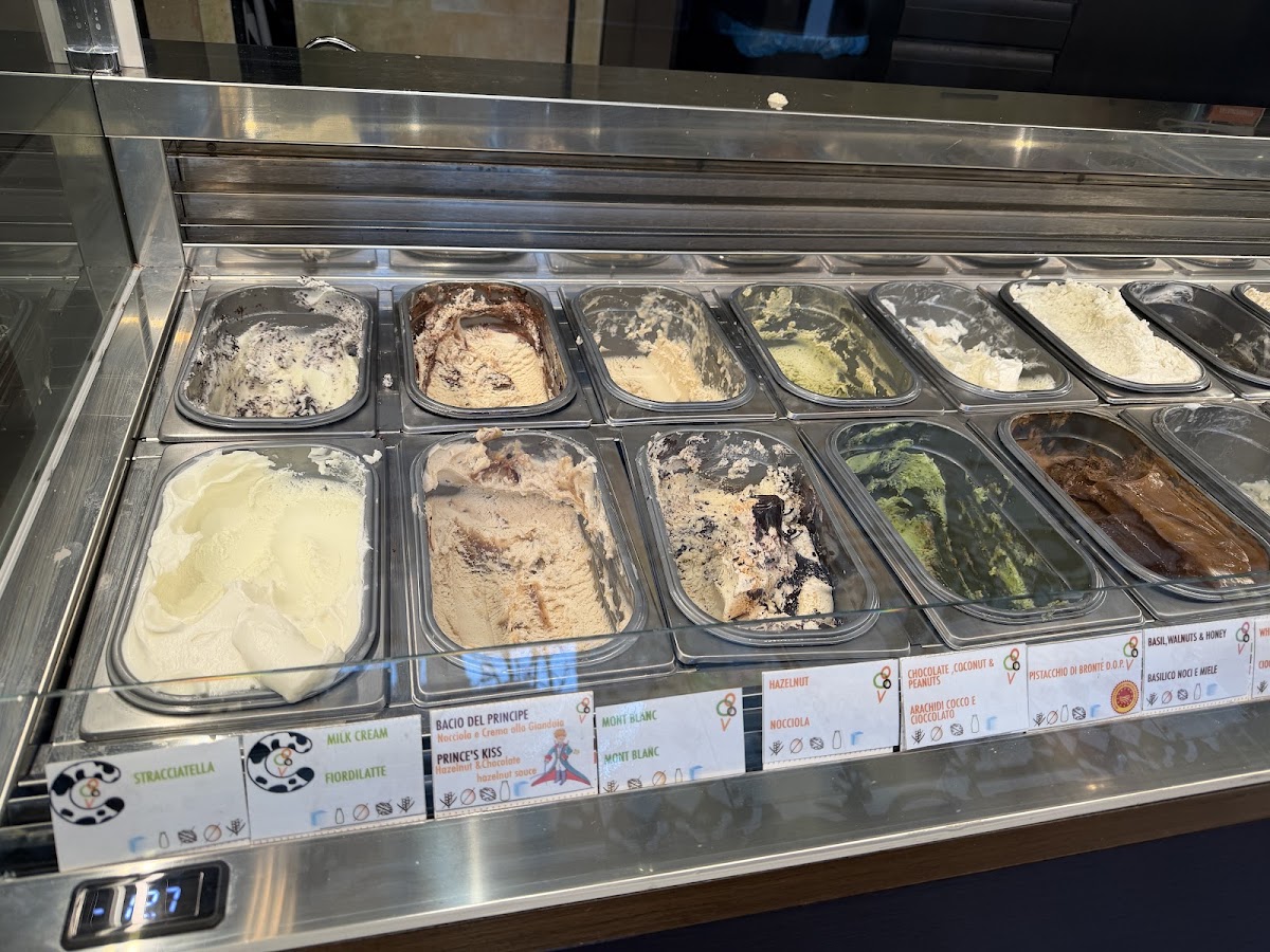 Il gelato servito.