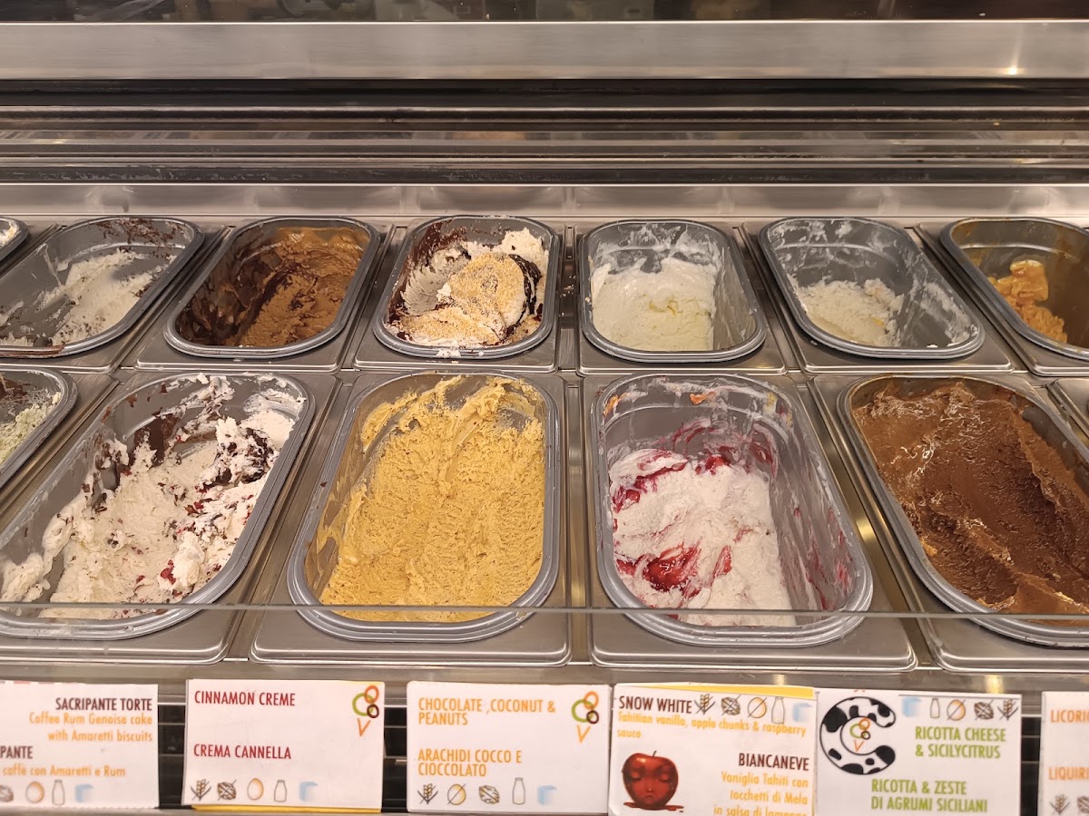 Il gelato servito.