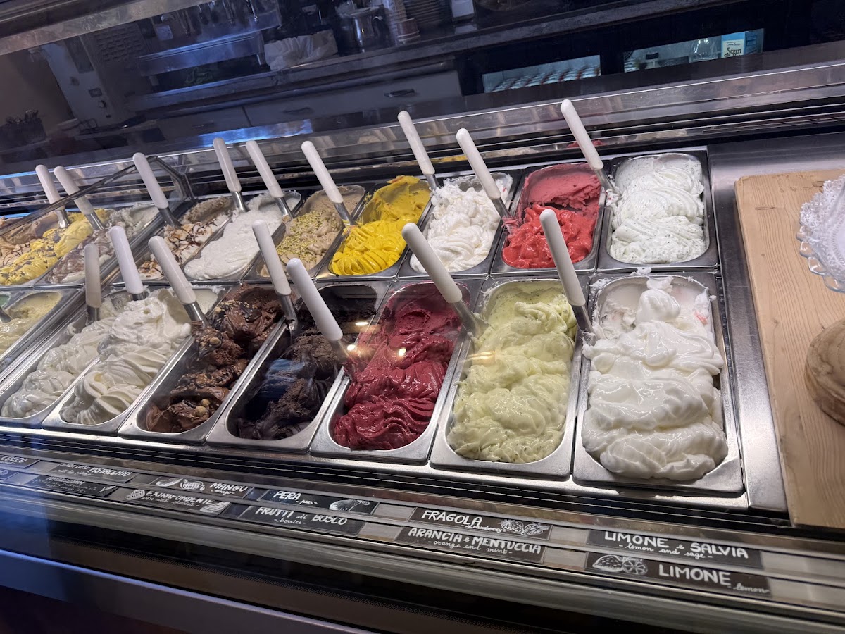 Il gelato servito.