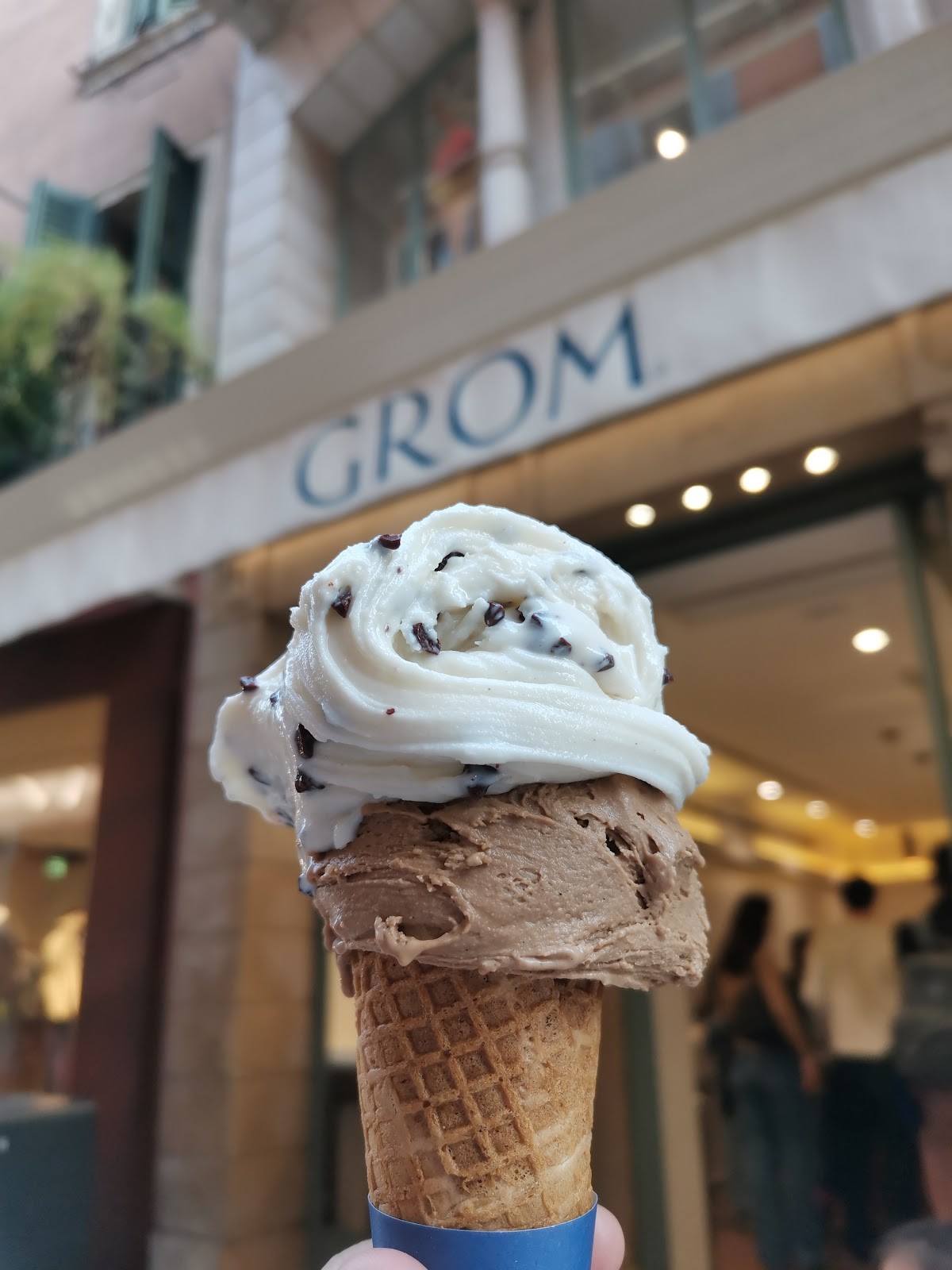 Il gelato servito.