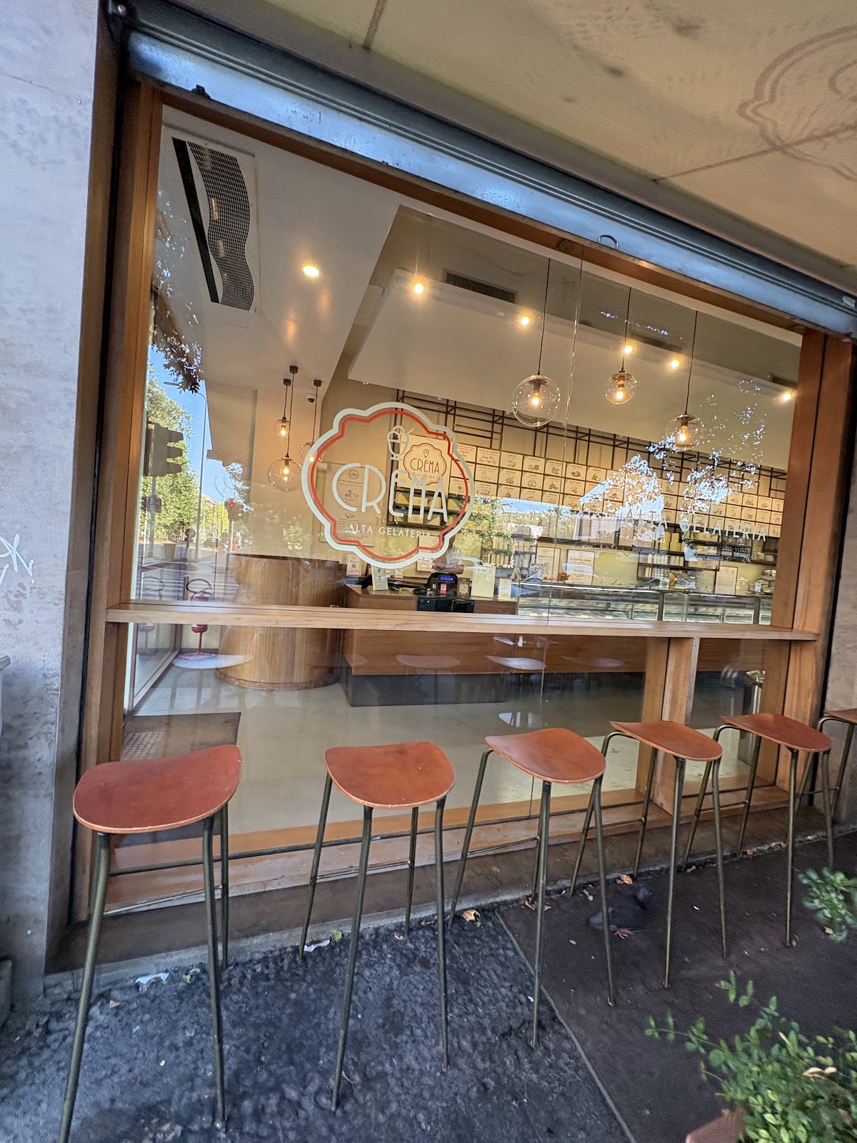 Il locale in servizio.