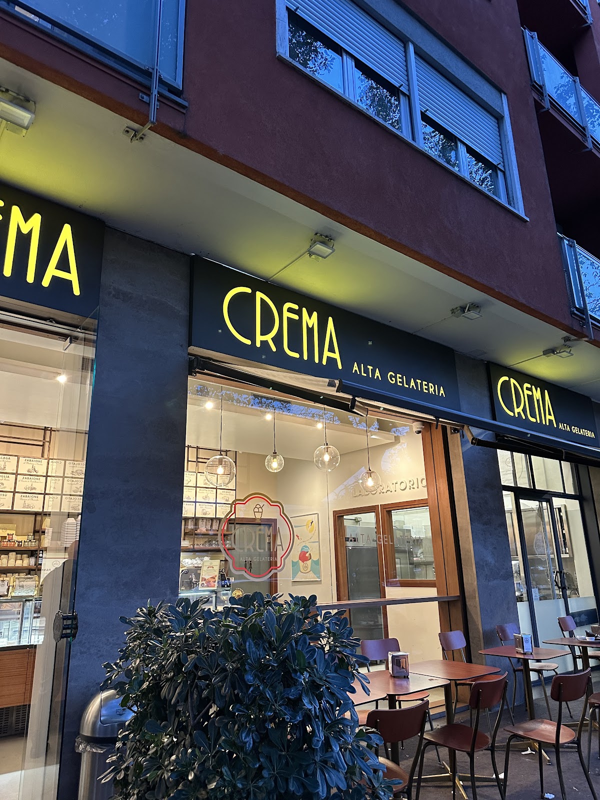 Un dettaglio del banco.
