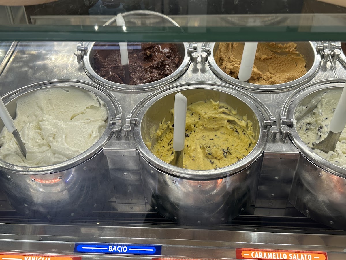 Il gelato servito.