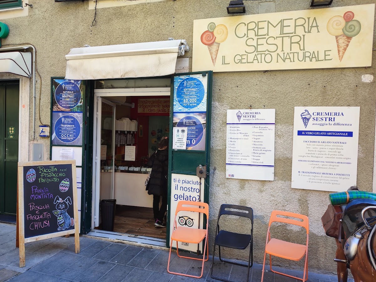 Il gelato servito.